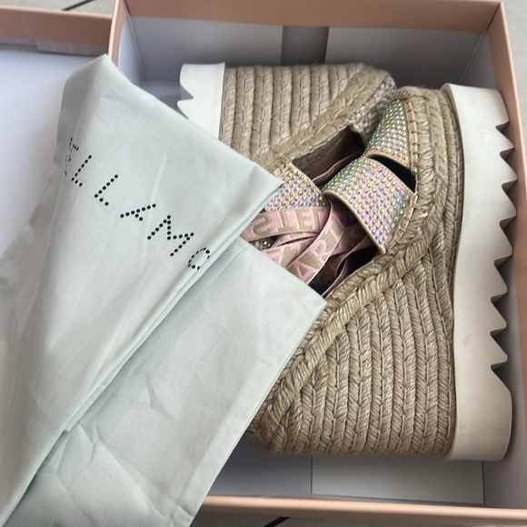 GORGEOUS Stella McCartney Gaia Wedge wrap around sandal. 36 - Picture 4 of 12